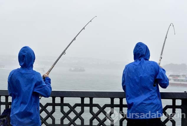 İstanbul yağmura böyle yakalandı
