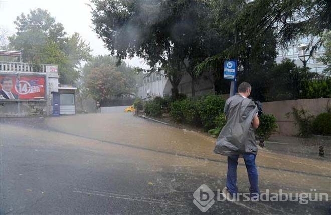 İstanbul yağmura böyle yakalandı