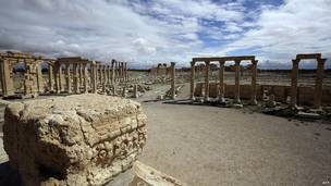 Fotoğraflarla Palmyra antik kenti