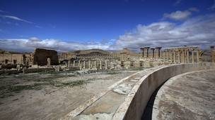 Fotoğraflarla Palmyra antik kenti