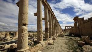 Fotoğraflarla Palmyra antik kenti