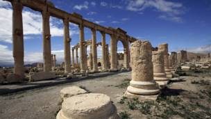 Fotoğraflarla Palmyra antik kenti