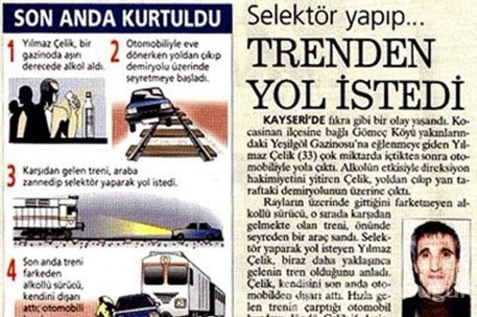 Komik haber manşetleri

