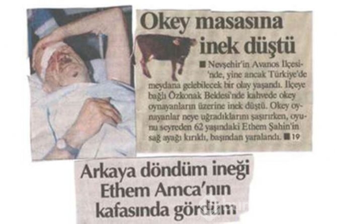 Komik haber manşetleri
