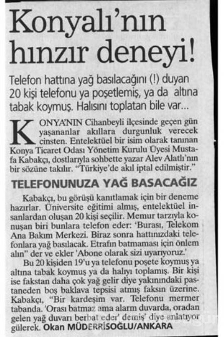 Komik haber manşetleri

