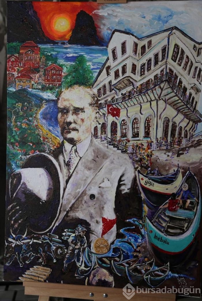 İngiliz ressamdan Atatürk tablosu