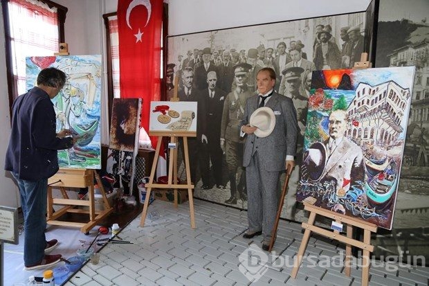 İngiliz ressamdan Atatürk tablosu