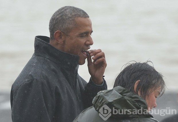 Obama Alaska'da balıkçı köyünü ziyaret etti