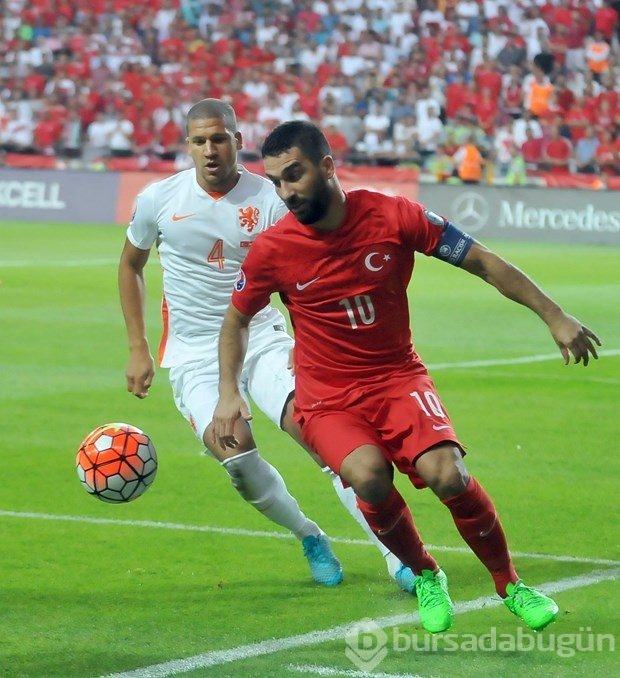 Türkiye-Hollanda maçından kareler