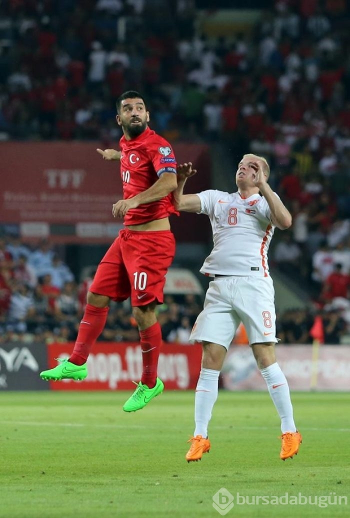 Türkiye-Hollanda maçından kareler
