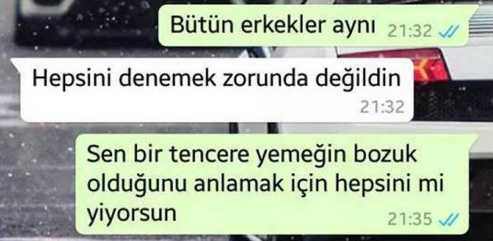 Efsane olmuş whatsapp diyalogları