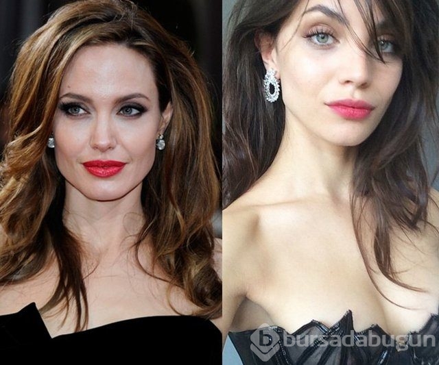 Angelina Jolie'ye benzerliği zengin etti!