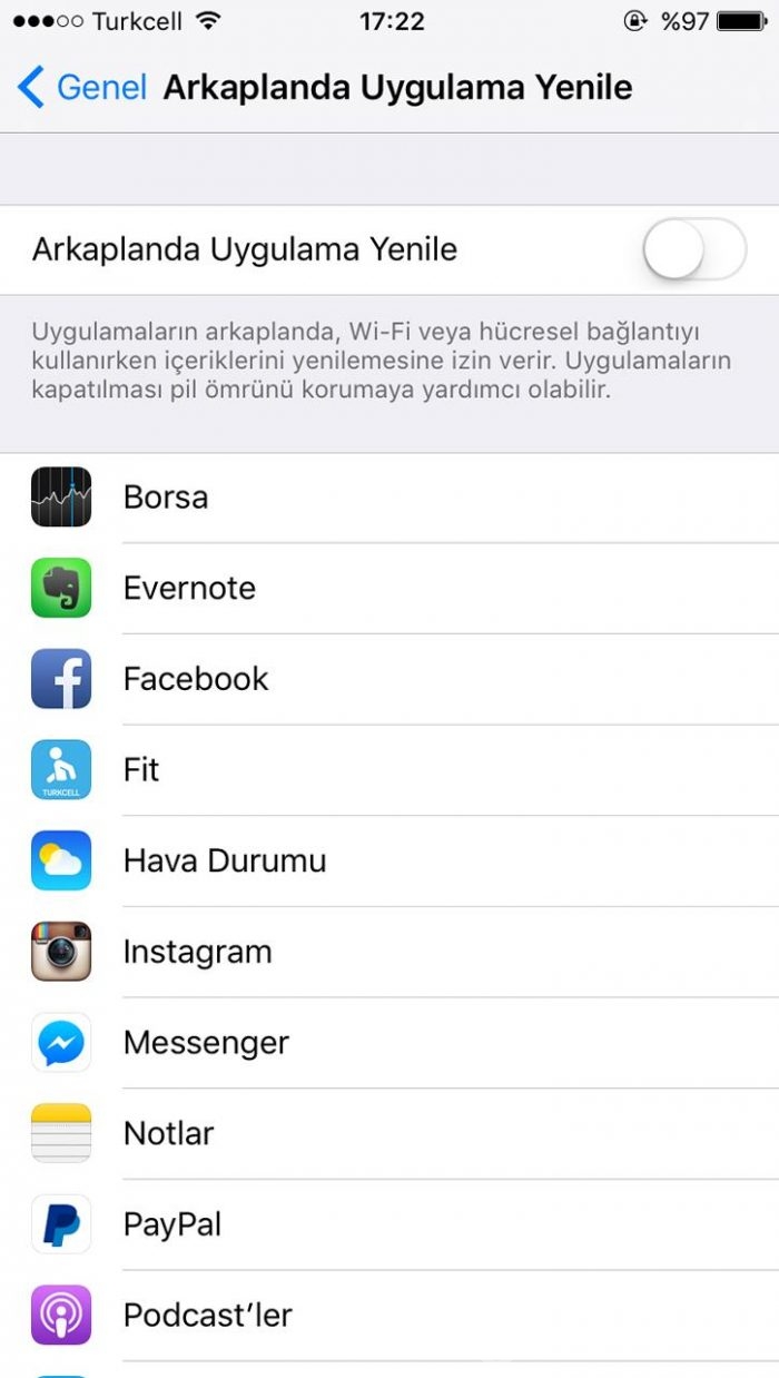 iOS 9'da pil ömrünüzü nasıl arttırabilirsiniz