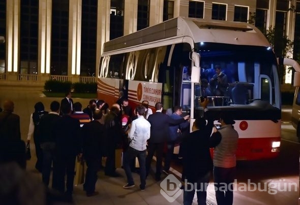 Erdoğan, 16 Türk işçiyi ve ailelerini ağırladı