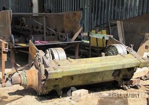 Ruslar Alman tankını bahçede yaptı