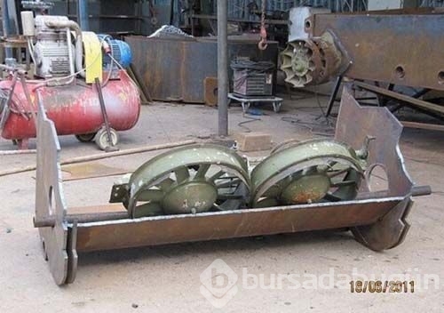 Ruslar Alman tankını bahçede yaptı