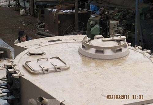 Ruslar Alman tankını bahçede yaptı