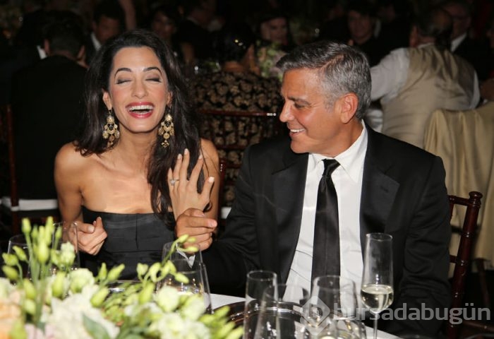Amal Clooney'in yeşil tutkusu!
