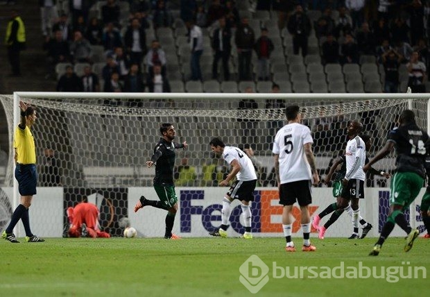 Beşiktaş-Sporting Lizbon maçından kareler