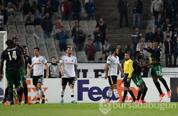 Beşiktaş-Sporting Lizbon maçından kareler