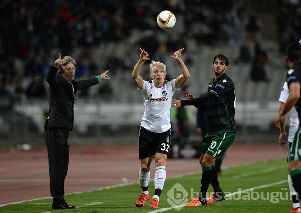 Beşiktaş-Sporting Lizbon maçından kareler