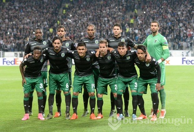 Beşiktaş-Sporting Lizbon maçından kareler