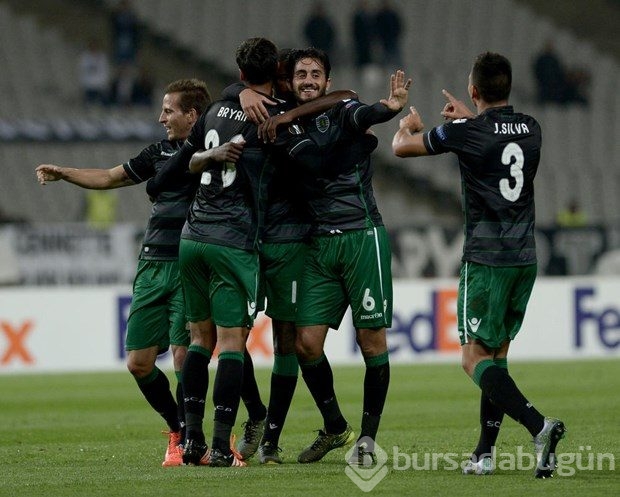 Beşiktaş-Sporting Lizbon maçından kareler