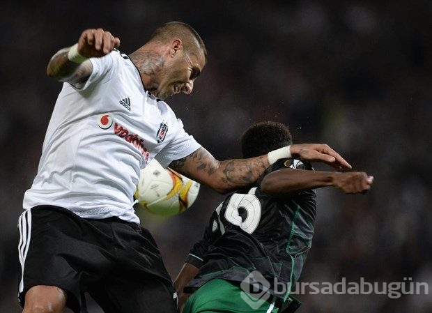 Beşiktaş-Sporting Lizbon maçından kareler