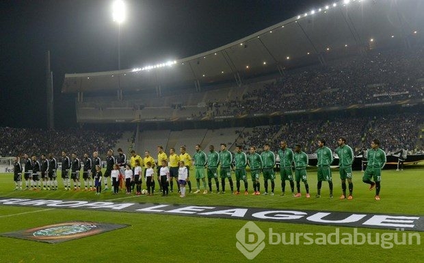 Beşiktaş-Sporting Lizbon maçından kareler