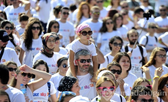 Bursa'da "renkli koşu" etkinliği
