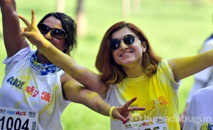 Bursa'da "renkli koşu" etkinliği

