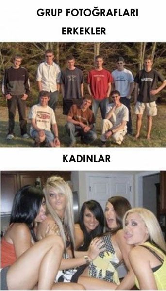 Kadın ve erkek arasındaki farklar