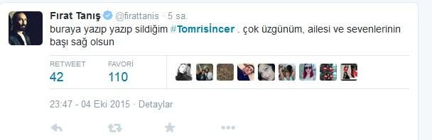 Ünlüler, Tomris İncer'in ardından neler söyledi?