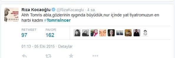 Ünlüler, Tomris İncer'in ardından neler söyledi?