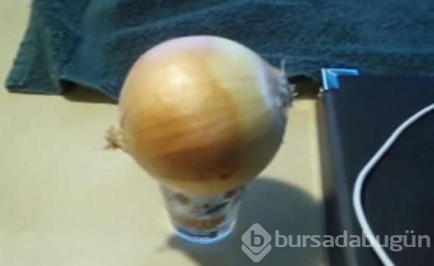 Soğanla şarj etti!
