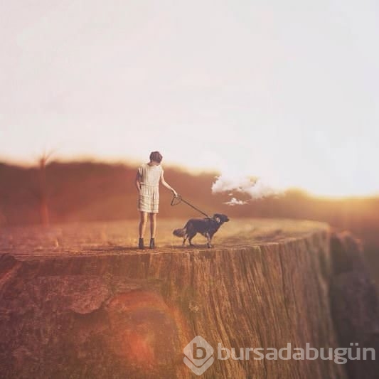 Fotoğrafları başkalaştıran sanatçının çalışmaları!