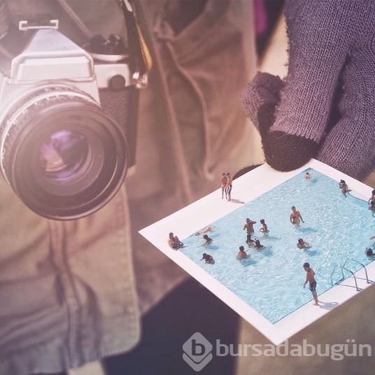 Fotoğrafları başkalaştıran sanatçının çalışmaları!