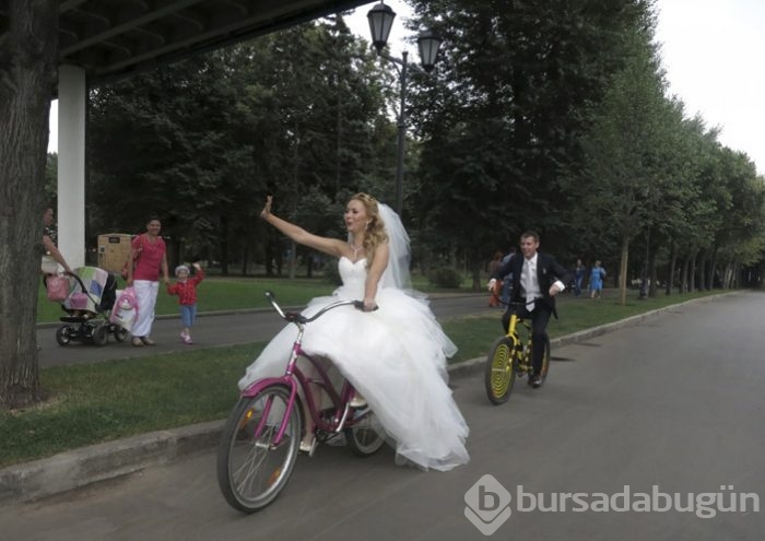 Böyle düğün fotoğrafı gördünüz mü?