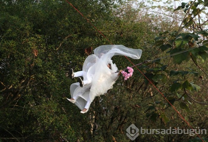 Böyle düğün fotoğrafı gördünüz mü?