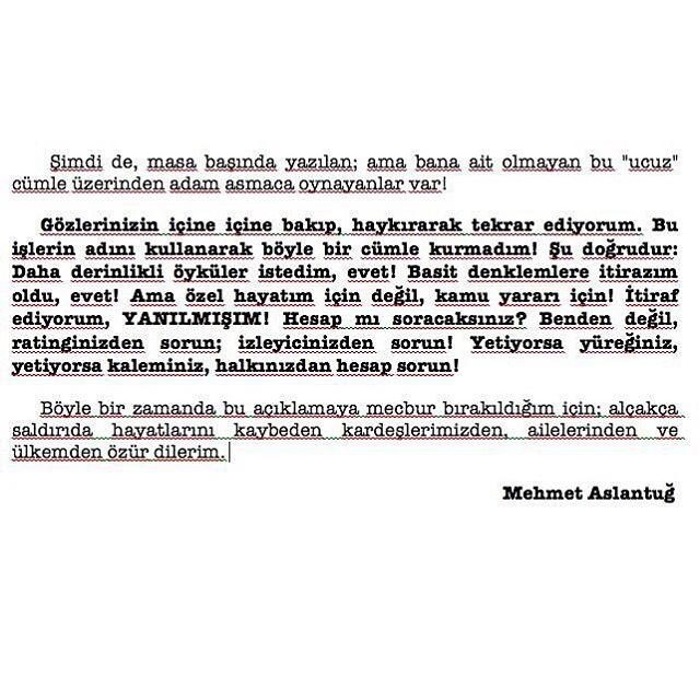 Mehmet Aslantuğ, o haberlere isyan etti!