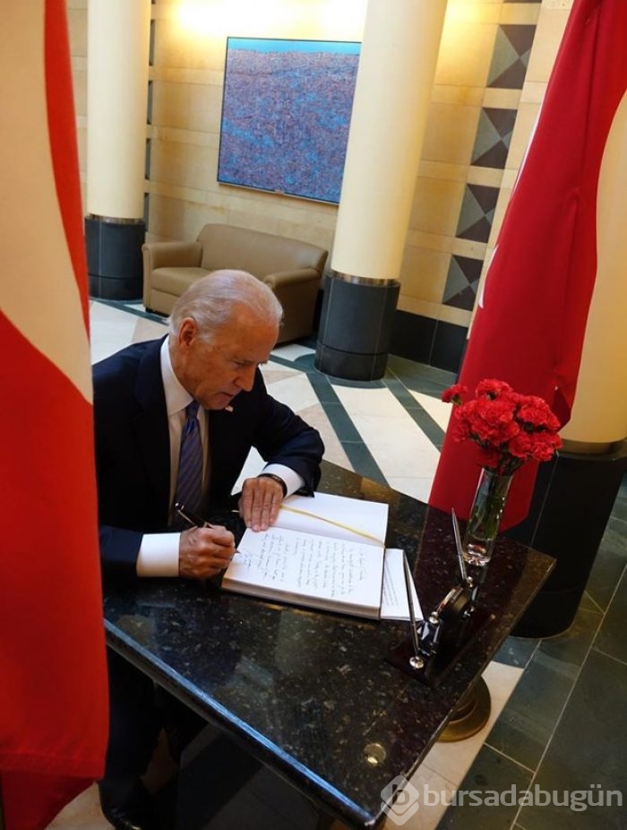Joe Biden "Türk halkına" yazdı