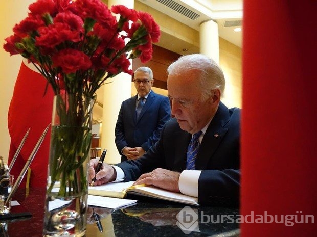 Joe Biden "Türk halkına" yazdı