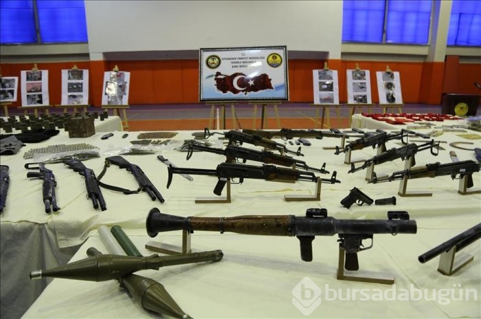 Diyarbakır'daki operasyonda çok sayıda mühimmat ele geçirildi