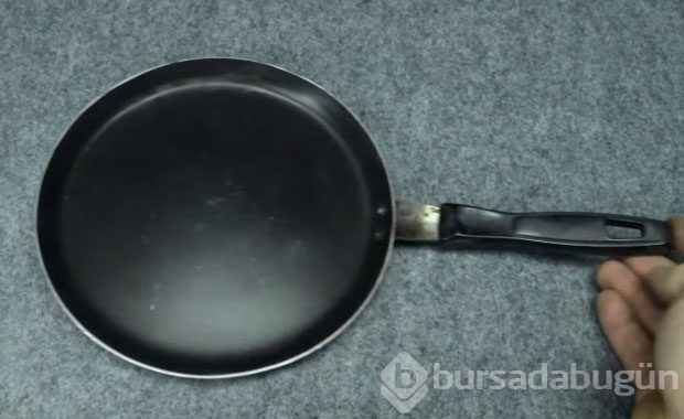 Paslı tavadan kamera yaptı!