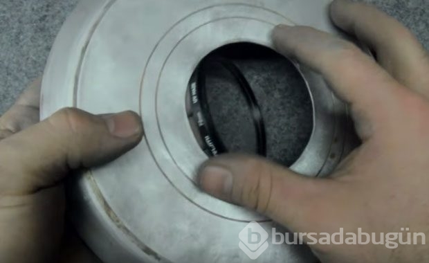Paslı tavadan kamera yaptı!
