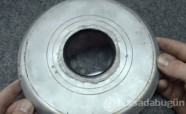 Paslı tavadan kamera yaptı!