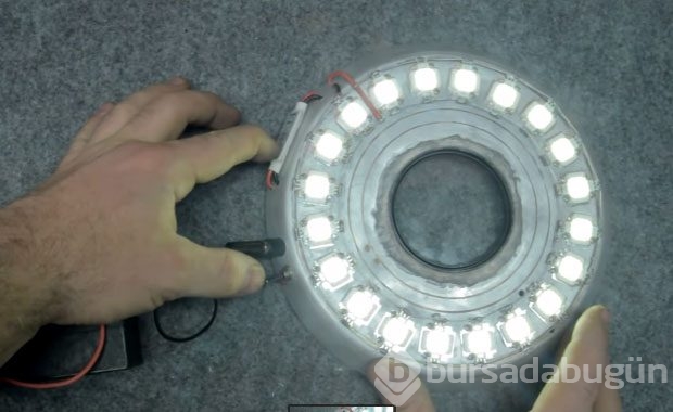 Paslı tavadan kamera yaptı!