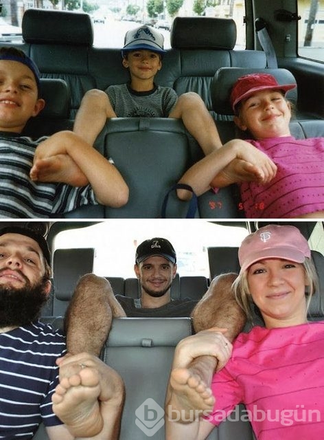 Yıllar sonra aynı yerde aynı poz