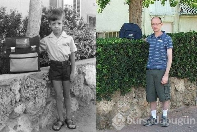 Yıllar sonra aynı yerde aynı poz