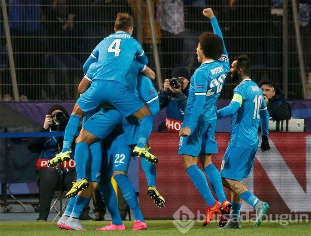 Zenit, şampiyonlar ligi'nde üçte üç yaptı